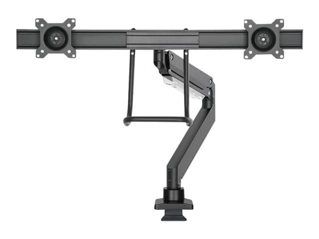 Neomounts NM-D775DX Dual Monitor Arm 10-32" Gas Spring Desk Mount - Black - Image 2