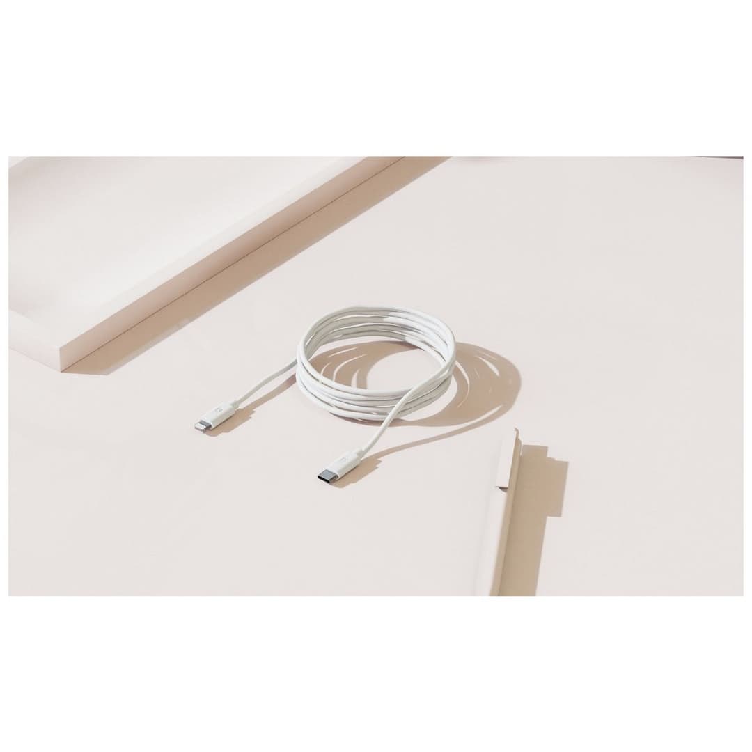 Juice 2m Lightning to Type C Charge Cable - White - Image 7