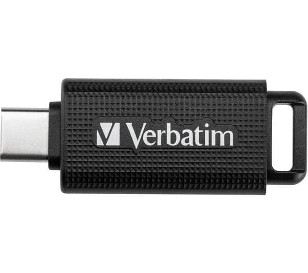 VERBATIM Store 'n' Go USB Type-C Memory Stick - 128 GB, Black - Image 1