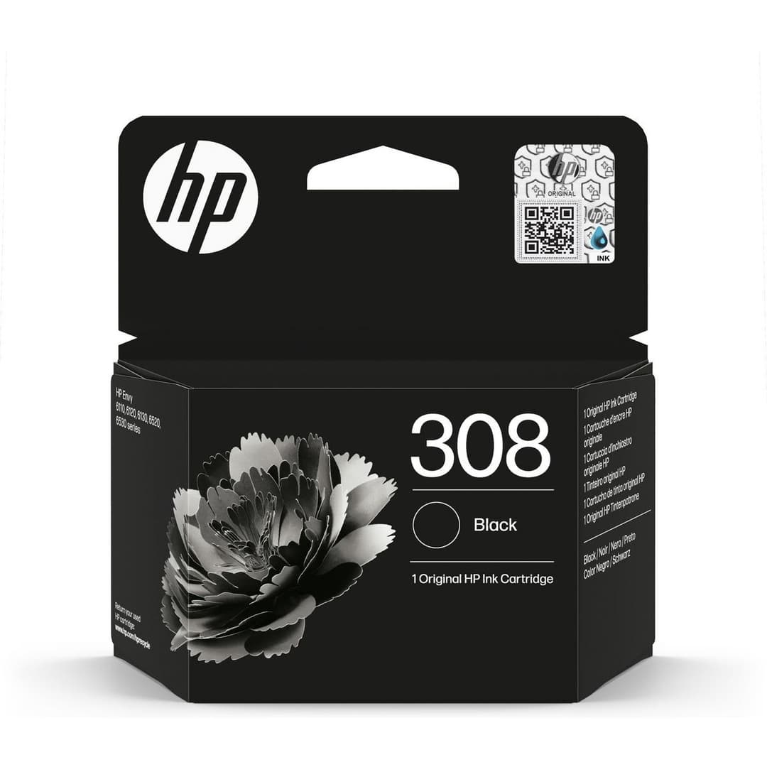 HP 308 Original Ink Cartridge - Black - Image 1