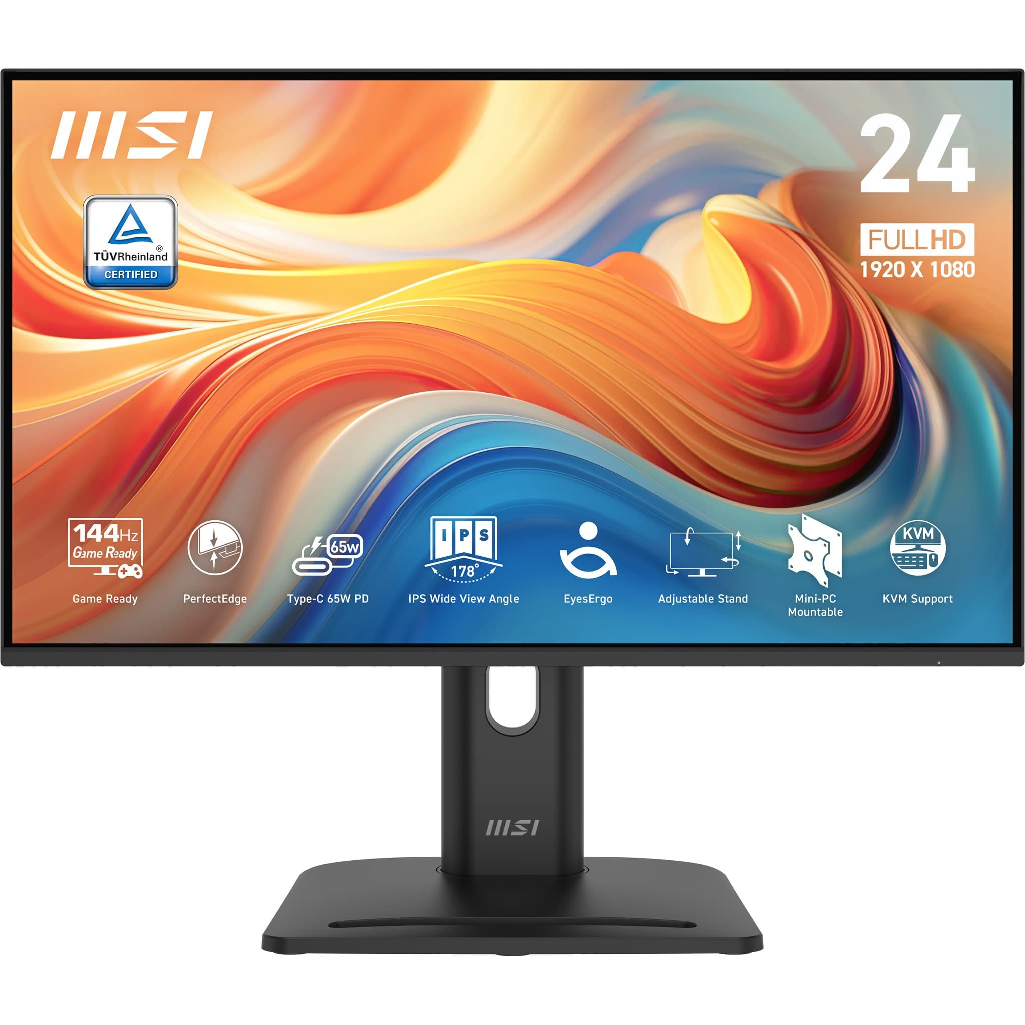 MSI PRO MP245PHG E14 23.8" Full HD 144Hz Business Monitor - Black