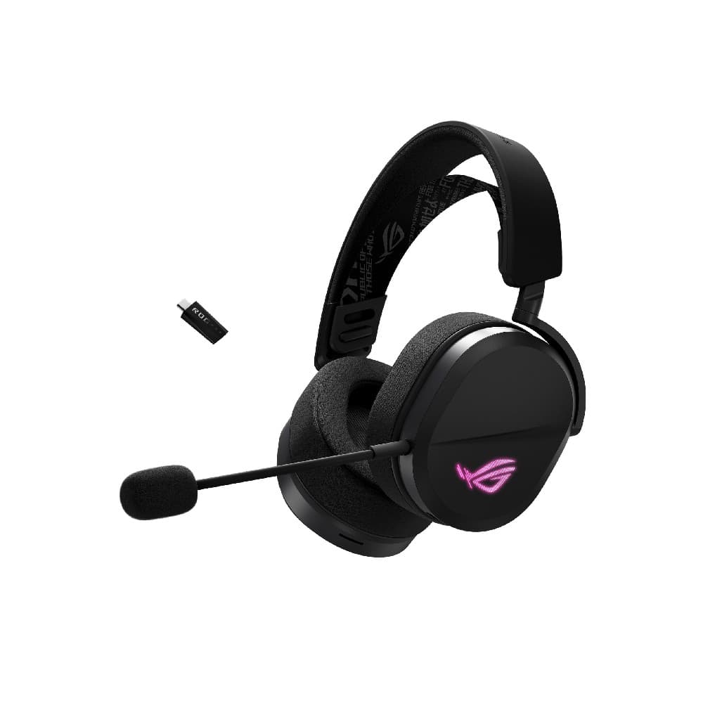 ASUS ROG Pelta Tri-Mode RGB Wired & Wireless Gaming Headset - Black - Image 7