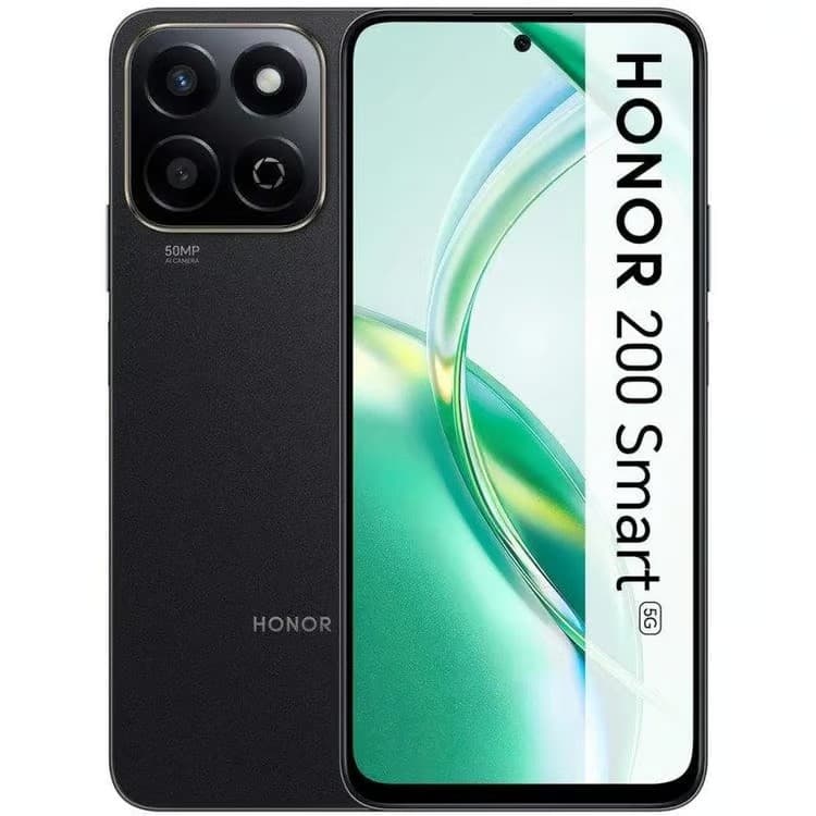 Honor 200 Smart 5G 256GB Midnight Black - Image 1