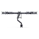StarTech.com Crossbar Triple Monitor Desk Mount For Up To Three 27in Screens, VESA 75x75/100x100, Tool-Less Arm Adjustments, C-Clamp/Grommet, Spring-Assisted Arm thumbnail 3