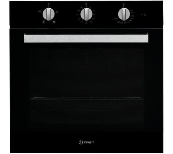 INDESIT Aria IFW 6330 Electric Single Oven - Black - Image 1