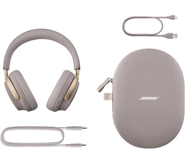 Bose QuietComfort Ultra Wireless Noise Cancelling Headphones - Sandstone