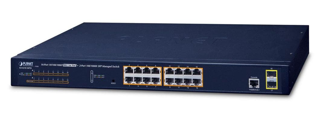 IPv6/IPv4, 16-Port Managed - Image 1