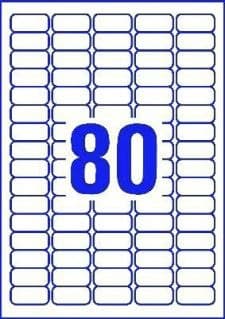 Avery L4732REV-25 35.6 x 16.9mm Mini Multipurpose Labels 25 Sheets - 80 Labels per Sheet