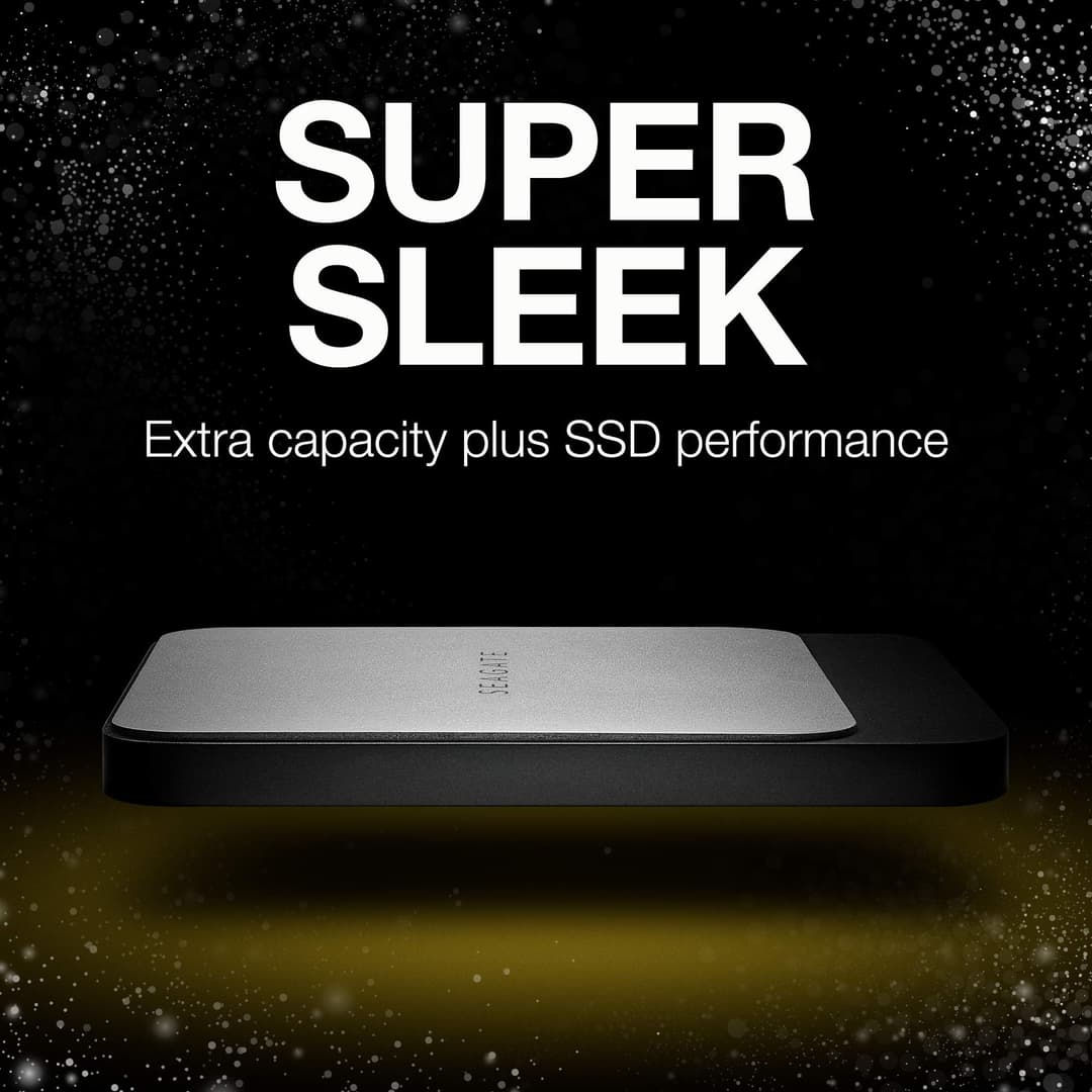 Seagate Fast SSD 1 TB External Solid State Drive - Silver - Image 2