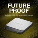 Seagate Fast SSD 1 TB External Solid State Drive - Silver thumbnail 4