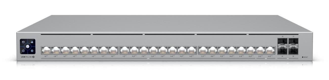 Ubiquiti UniFi Switch Pro HD 24 PoE (USW-Pro-HD-24-PoE) - UK Plug
