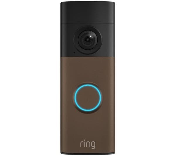 Ring Battery Video Doorbell Retinal 2K Wireless Smart Doorbell - Matte Mocha - Image 1