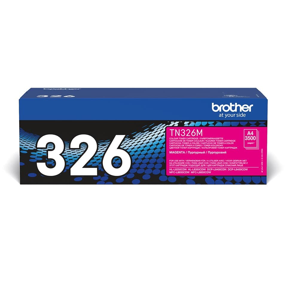 Brother TN-326M toner cartridge 1 pc(s) Original Magenta - Image 1