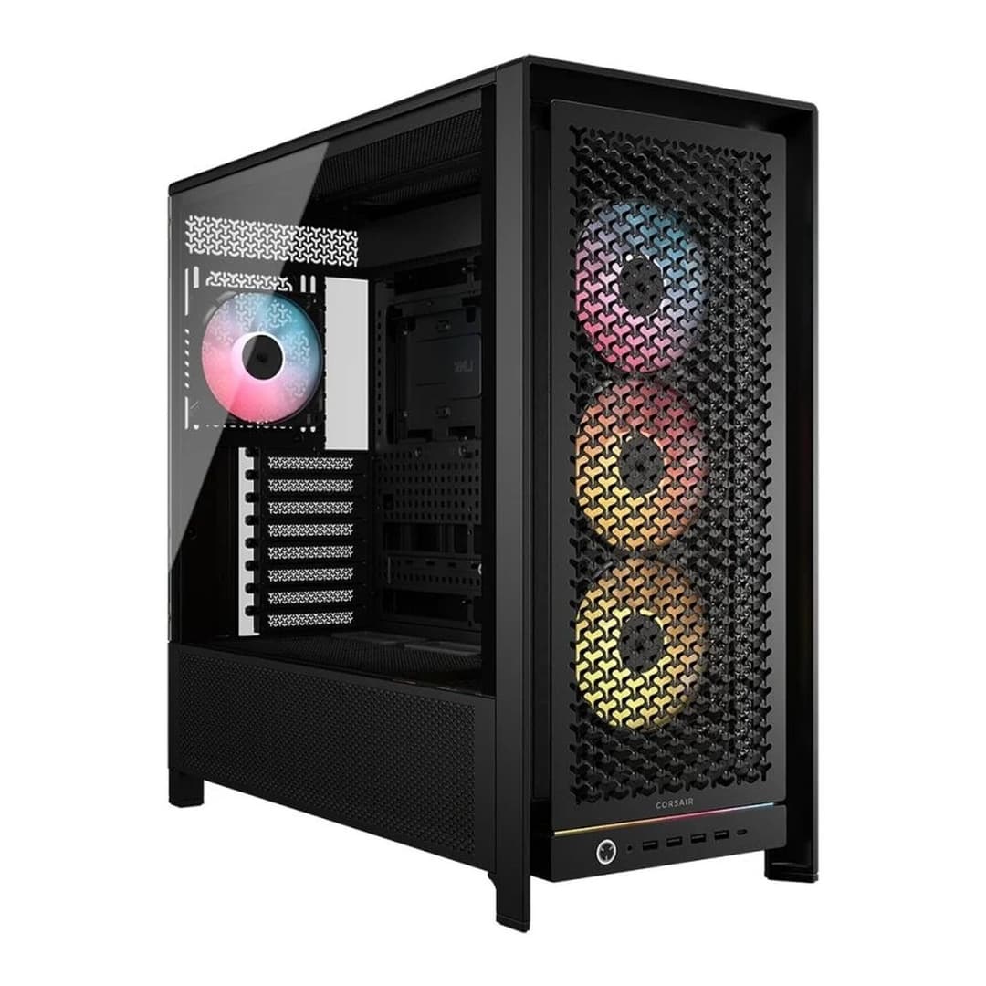 Corsair FRAME 5000D RS ARGB Tempered Glass Mid Tower Gaming PC Case - Black - Image 1