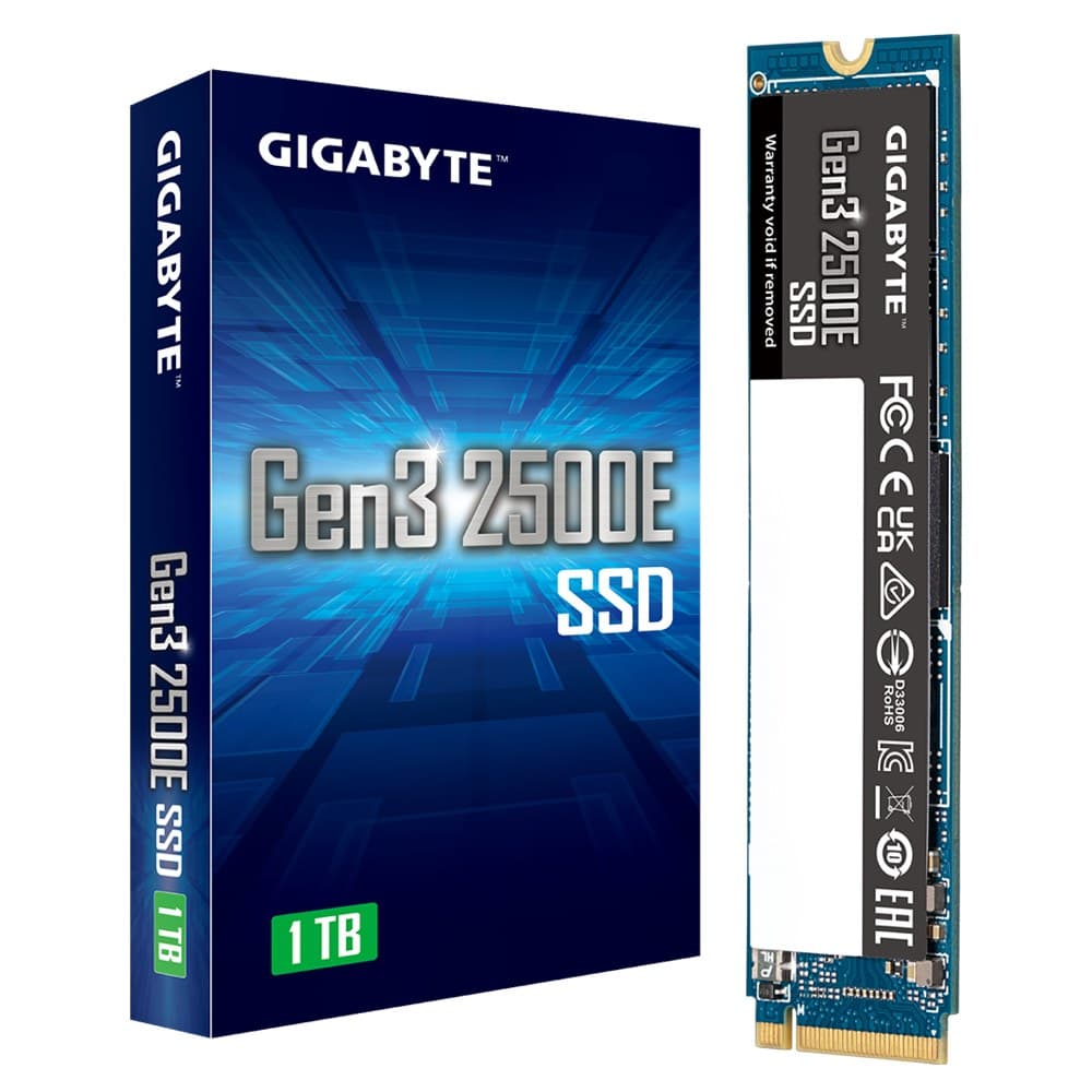 Gigabyte Gen3 2500E SSD 1TB M.2 PCI Express 3.0 3D NAND NVMe - Image 1
