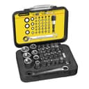 Stanley Tools 1-13-907 39-Piece Bit And Socket Set With Ratchet - Yellow/Black thumbnail 1