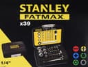 Stanley Tools 1-13-907 39-Piece Bit And Socket Set With Ratchet - Yellow/Black thumbnail 6