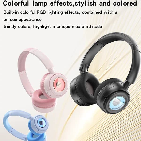 Yesido EP06 On-Ear Headphones BT5.3 400mAh, PINK - Image 4