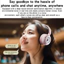 Yesido EP06 On-Ear Headphones BT5.3 400mAh, PINK thumbnail 6