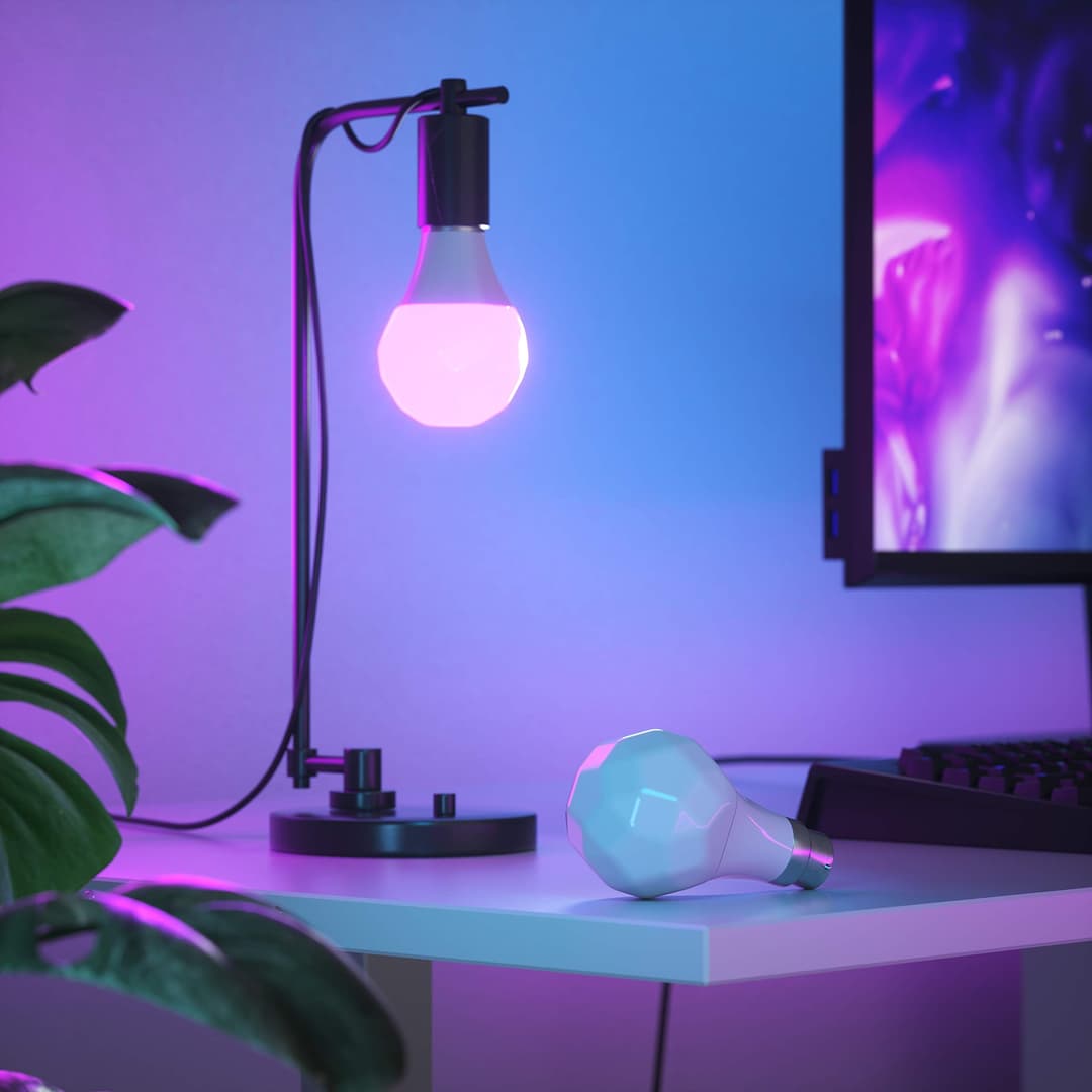 Nanoleaf Essentials B22 LED Bulbs - Pack Of 3 Multicolour - Image 3
