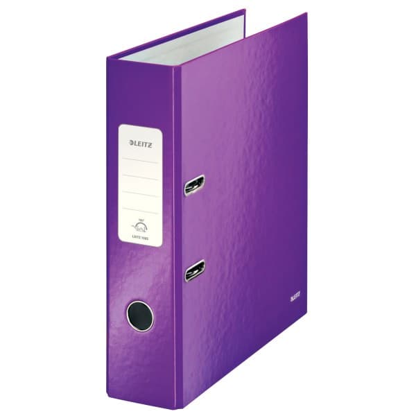 Leitz Lever Arch File 180° WOW POB/Laminated A4/80mm - Image 2
