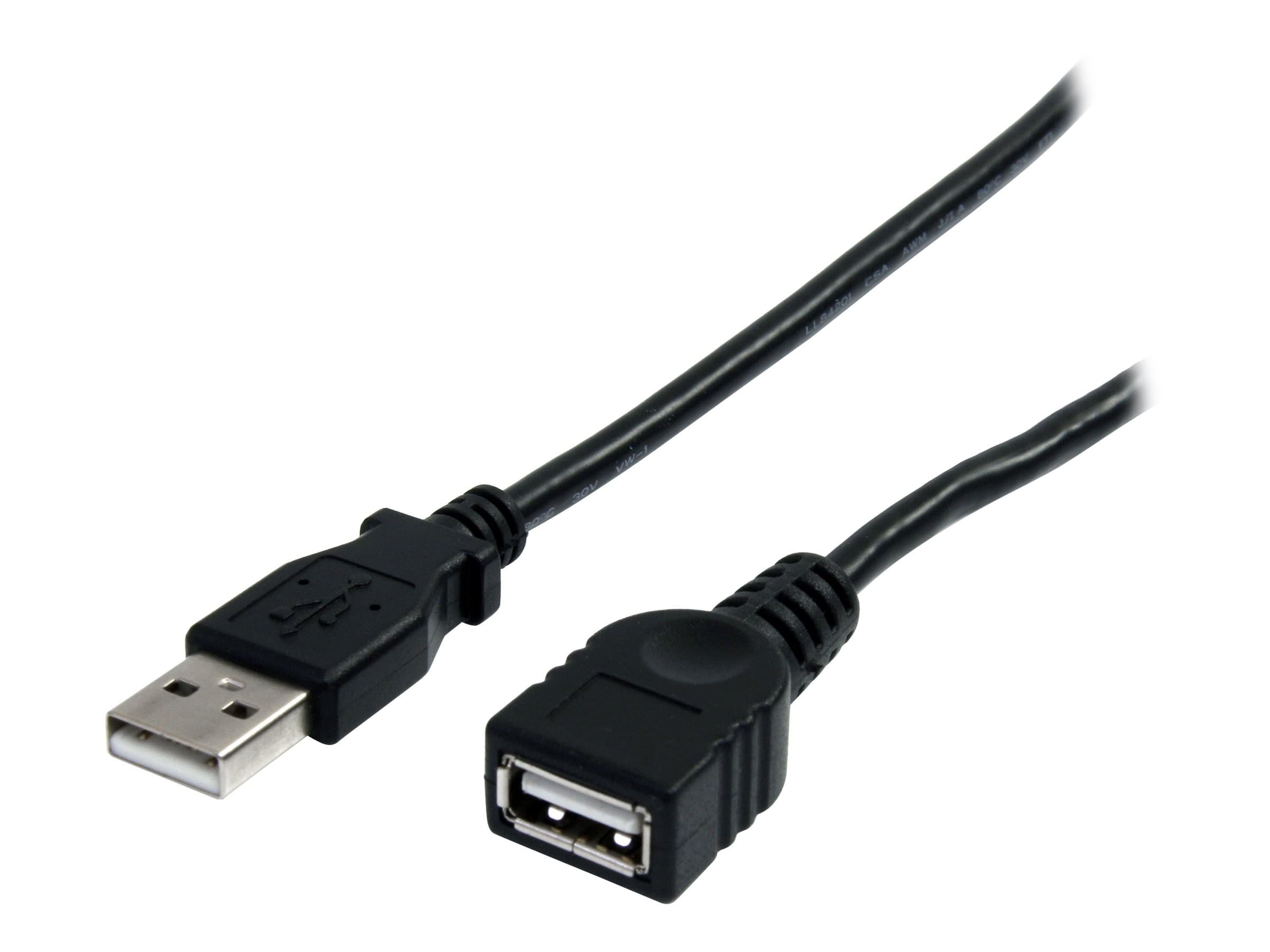 StarTech USB Extension Cable USB Type A Black