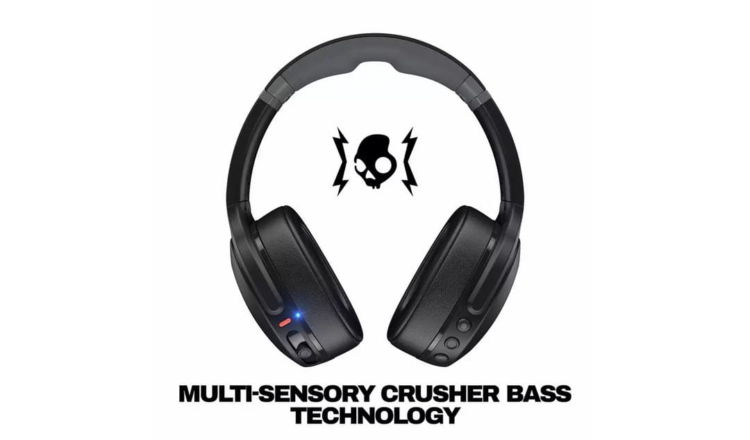 Skullcandy Crusher Evo Wireless Bluetooth Over-Ear Headphones - Black - Image 2