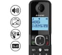 Alcatel F860 Voice ATL1423549 Cordless Phone with Answer Machine, Black - Twin Handsets thumbnail 2