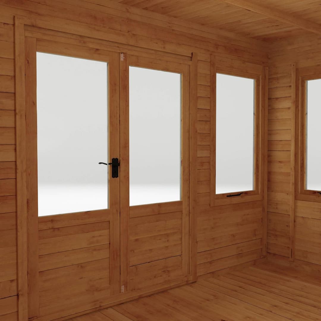 Mercia 4m x 3m Pent Log Cabin - Image 6
