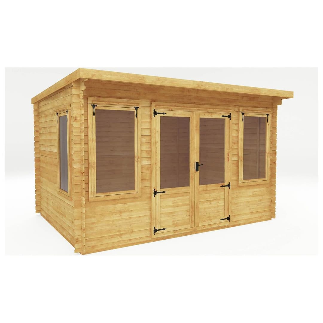 Mercia 4m x 3m Pent Log Cabin - Image 8