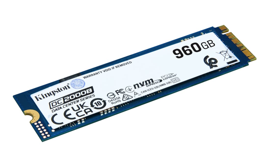 Kingston Technology 960G DC2000B PCIe 4.0 M.2 2280 Enterprise SSD - Image 1