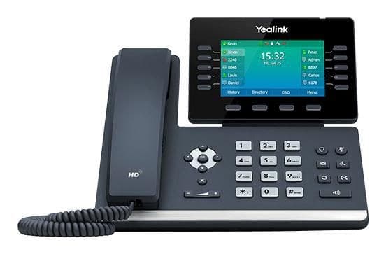 SIP-T54W IP phone Black Wired - Image 1