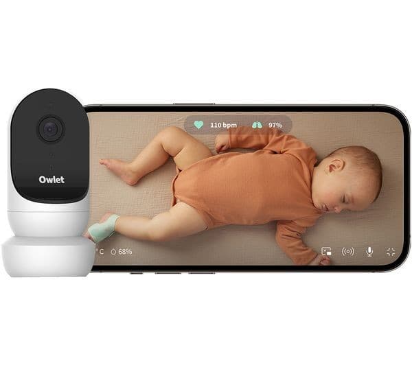 OWLET Cam 2 Smart HD Video Baby Monitor Camera - White - Image 1