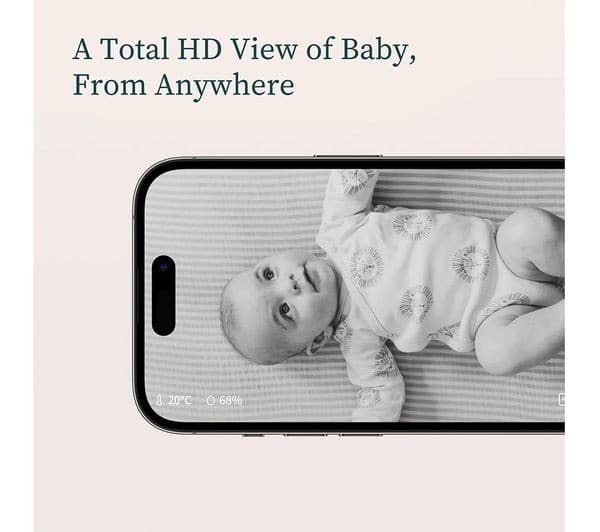 OWLET Cam 2 Smart HD Video Baby Monitor Camera - White - Image 3
