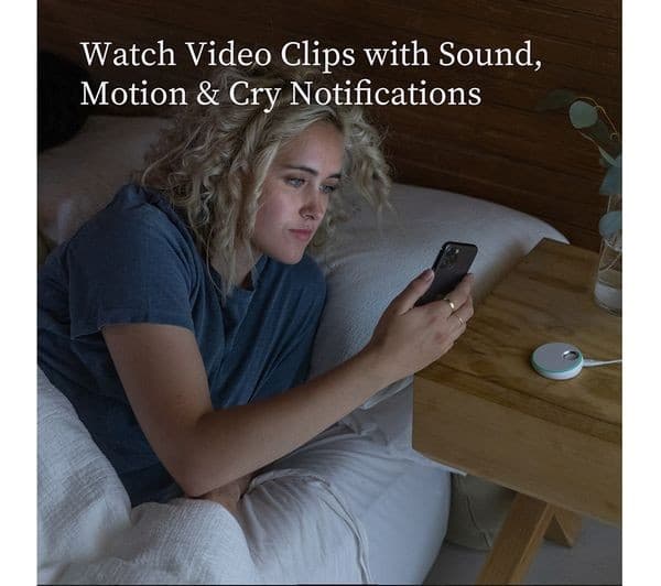 OWLET Cam 2 Smart HD Video Baby Monitor Camera - White - Image 7