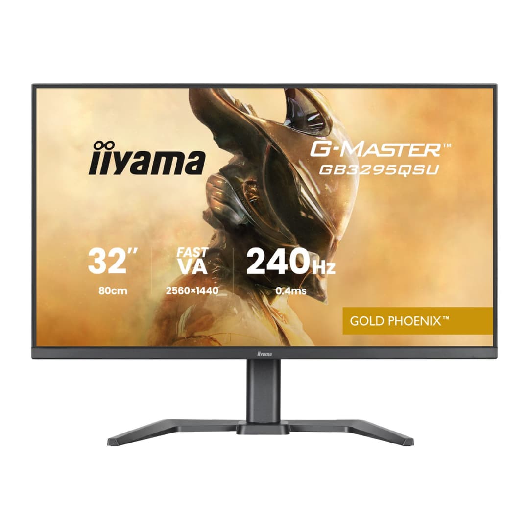 iiyama G-Master GB3295QSU 32" Fast VA Quad HD 240Hz 0.4ms Freesync Premium Height Adjustable Gaming Monitor - Image 1