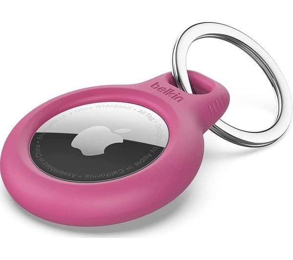 Belkin Secure Holder with Key Ring for AirTag - Pink - Image 2