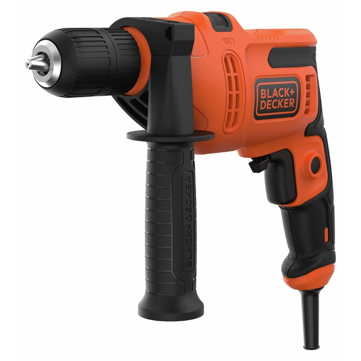 Black + Decker Keyless Corded Hammer Drill - 500W
