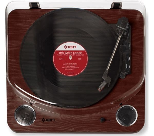 ION Max LP Belt Drive Turntable - Dark Wood - Image 2