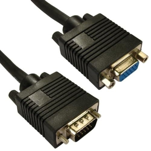 Cables Direct 3m SVGA Extension Cable in Black - Image 2