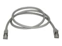 StarTech CAT6A Shielded Snagless Ethernet Patch Cable, 10GbE, 100W PoE, 5m - Grey (6ASPAT5MGR) thumbnail 2