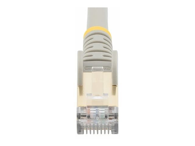 StarTech CAT6A Shielded Snagless Ethernet Patch Cable, 10GbE, 100W PoE, 5m - Grey (6ASPAT5MGR) - Image 5