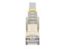 StarTech CAT6A Shielded Snagless Ethernet Patch Cable, 10GbE, 100W PoE, 5m - Grey (6ASPAT5MGR) thumbnail 5