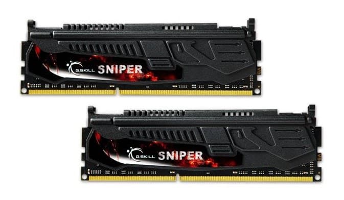 8GB G.Skill DDR3 PC3-19200 2400MHz Sniper Series (11-13-13-31) Dual Channel kit - Image 1