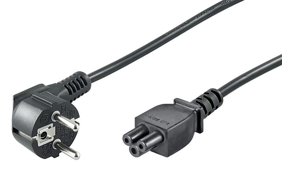 MicroConnect Power Cord CEE 7/7 (EU Schuko) - C5 Clover Leaf 1.2m - Image 1