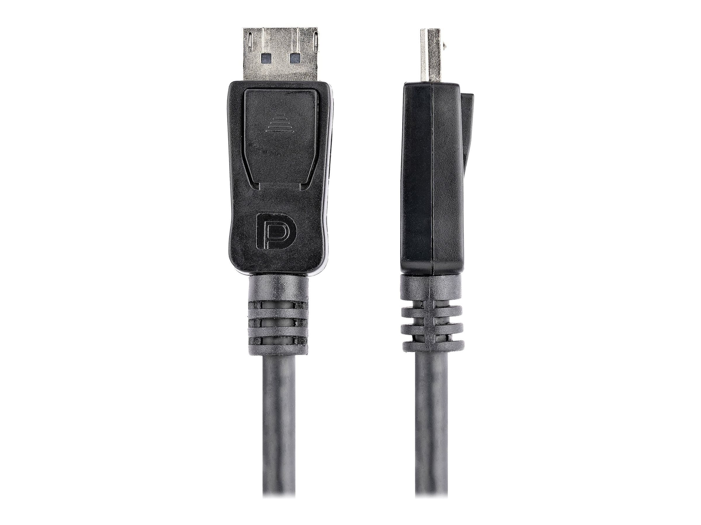 StarTech DISPL1M DisplayPort 1.2 Cable with Latches 1m Black