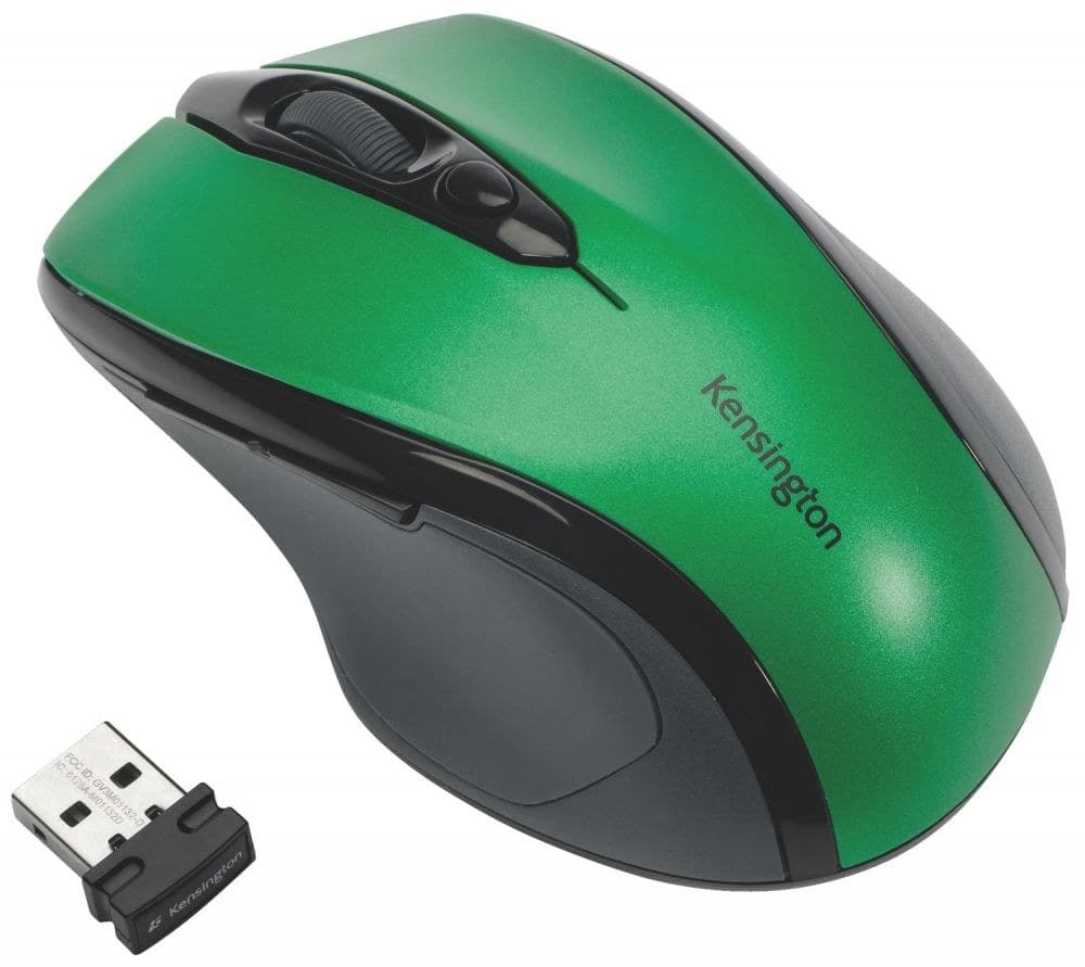 Kensington K72424WW Pro Fit Wireless Mid-Size Mouse Green - Image 1