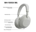 Sony WH-1000XM6 Wireless Noise-Cancelling Over-Ear Headphones - Silver thumbnail 10