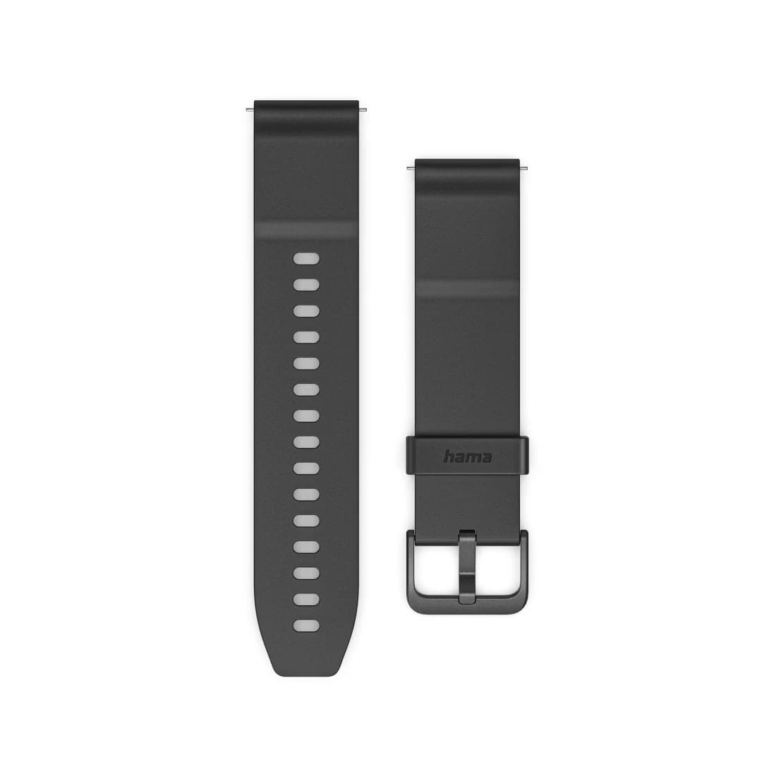 Hama NFC Payment Watch Strap, Silicone, 22 mm - Black
