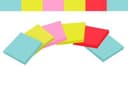 3M 655-6SS-MIA note paper Rectangle Blue, Pink, Red, Yellow Self-adhesive thumbnail 2
